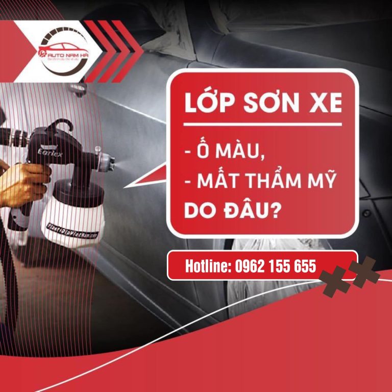 Mách bạn 7 nguyên nhân khiến lớp sơn xe ô tô bị ố màu