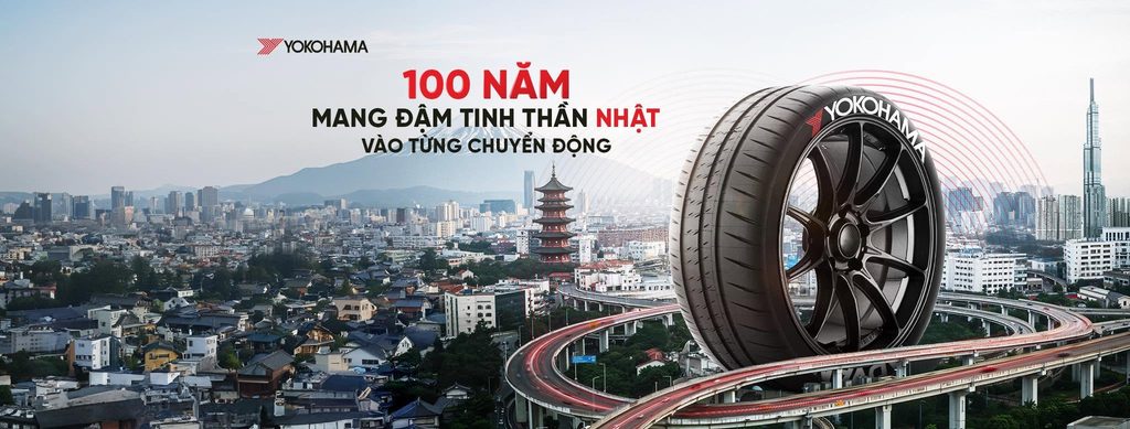Ảnh giới thiệu thương hiệu lốp Yokohama trên website Auto Nam Hà